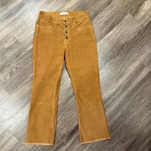Madewell bootcut corduroy jeans